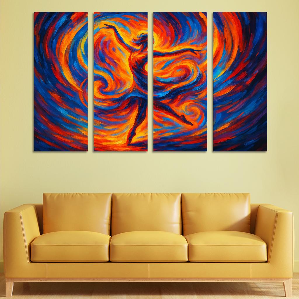 Dance Of The Boundless Spirit Premium Artwork Frames