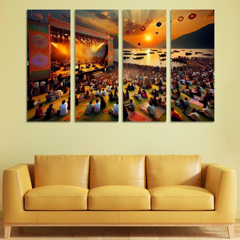 Montreux Jazz Festival - Switzerland Framed Paintings