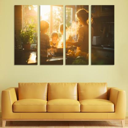 The Heartbeat Of Home A Mothers Love Canvas Paintings Frame