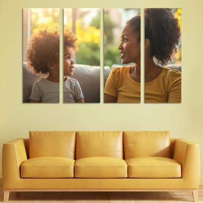 The Strength Of Her Voice A Mothers Empowering Words Canvas Paintings Frame
