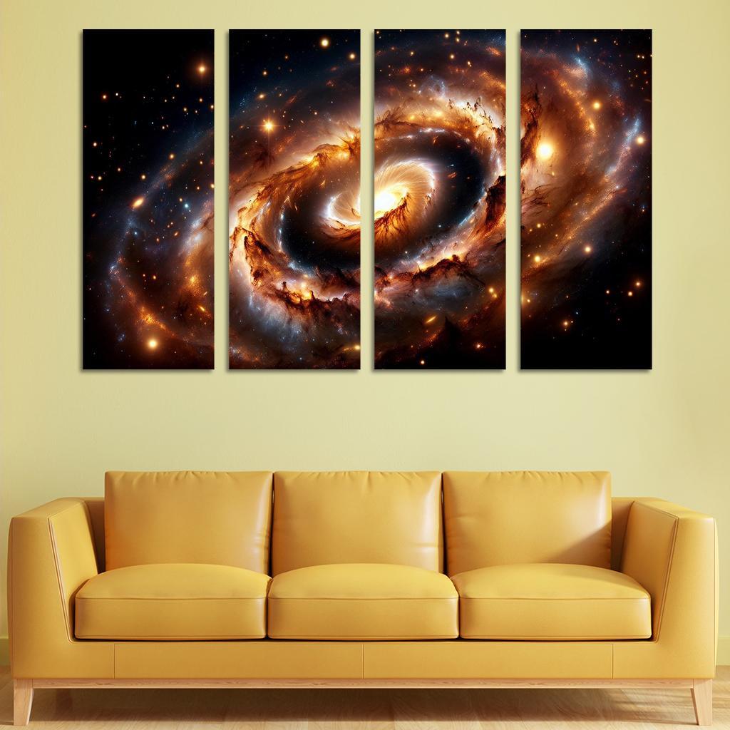 The Phenomenon Of Quasars Abstract Paintings Frame