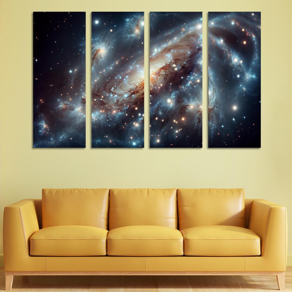 The Enigmatic Life Of Cosmic Dust Abstract Paintings Frame