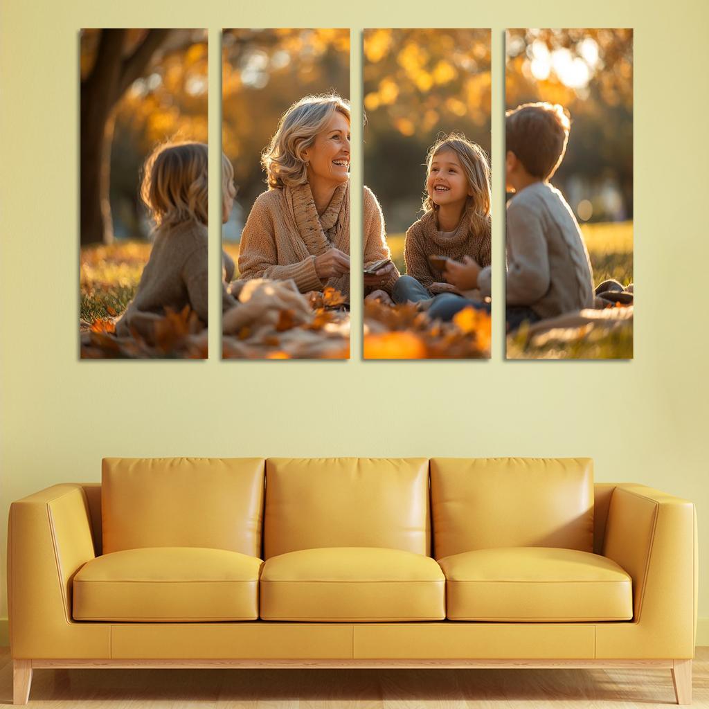 Heartstrings Of Memories A Mothers Gift Of Love Canvas Paintings Frame
