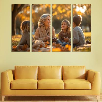 Heartstrings Of Memories A Mothers Gift Of Love Canvas Paintings Frame