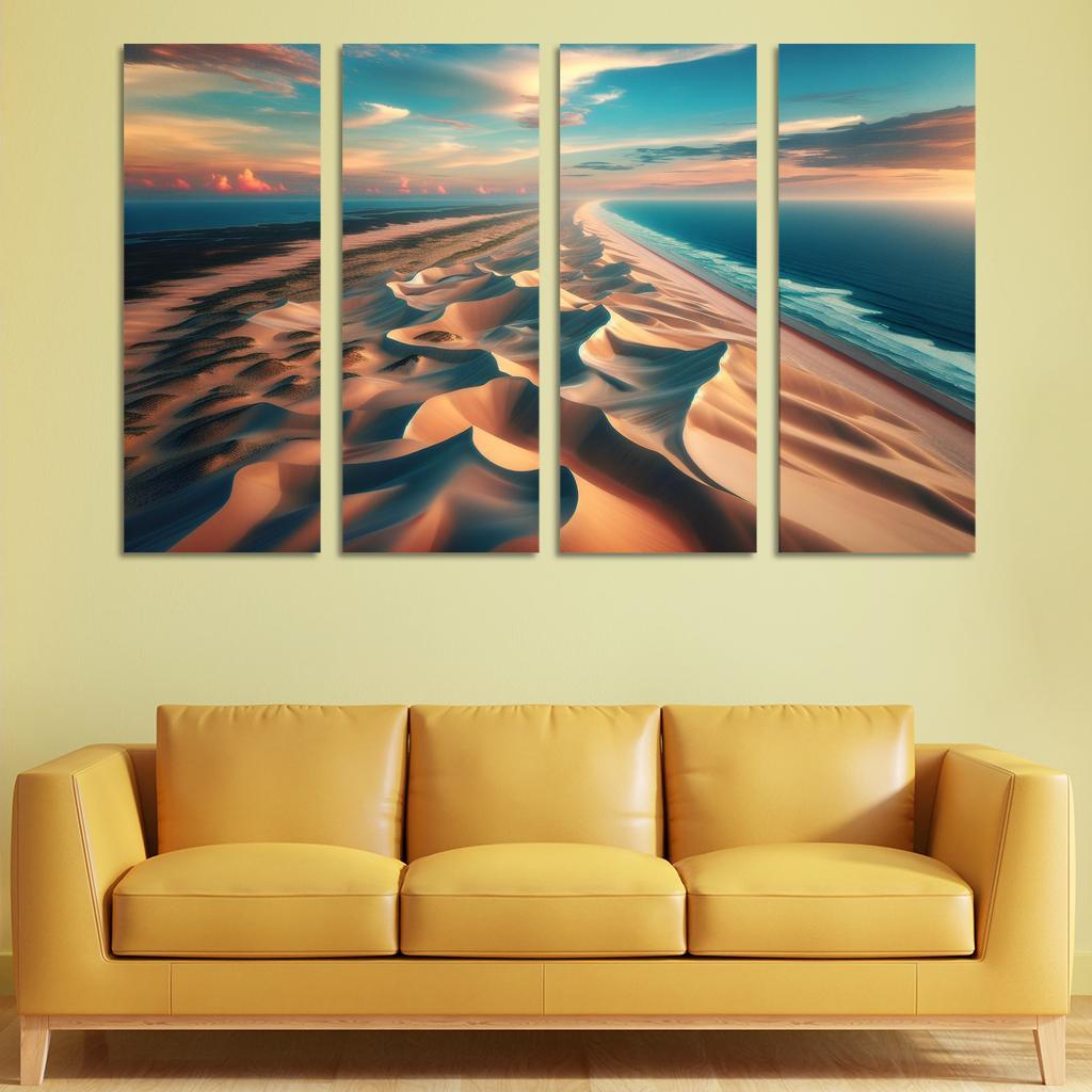 Sand Dunes Oasis Custom Paintings Frame