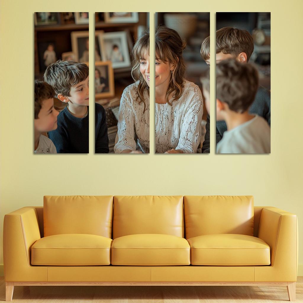 The Wisdom Of Generations Lessons From Mom Custom Paintings Frame