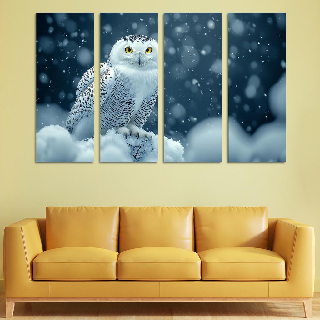 The Elegant Snowy Owl Guardian Of The Arctic Art Trends