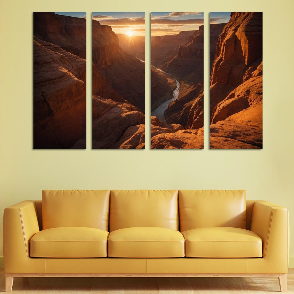 The Enigmatic Canyons Of Sunset Shadows Art Trends
