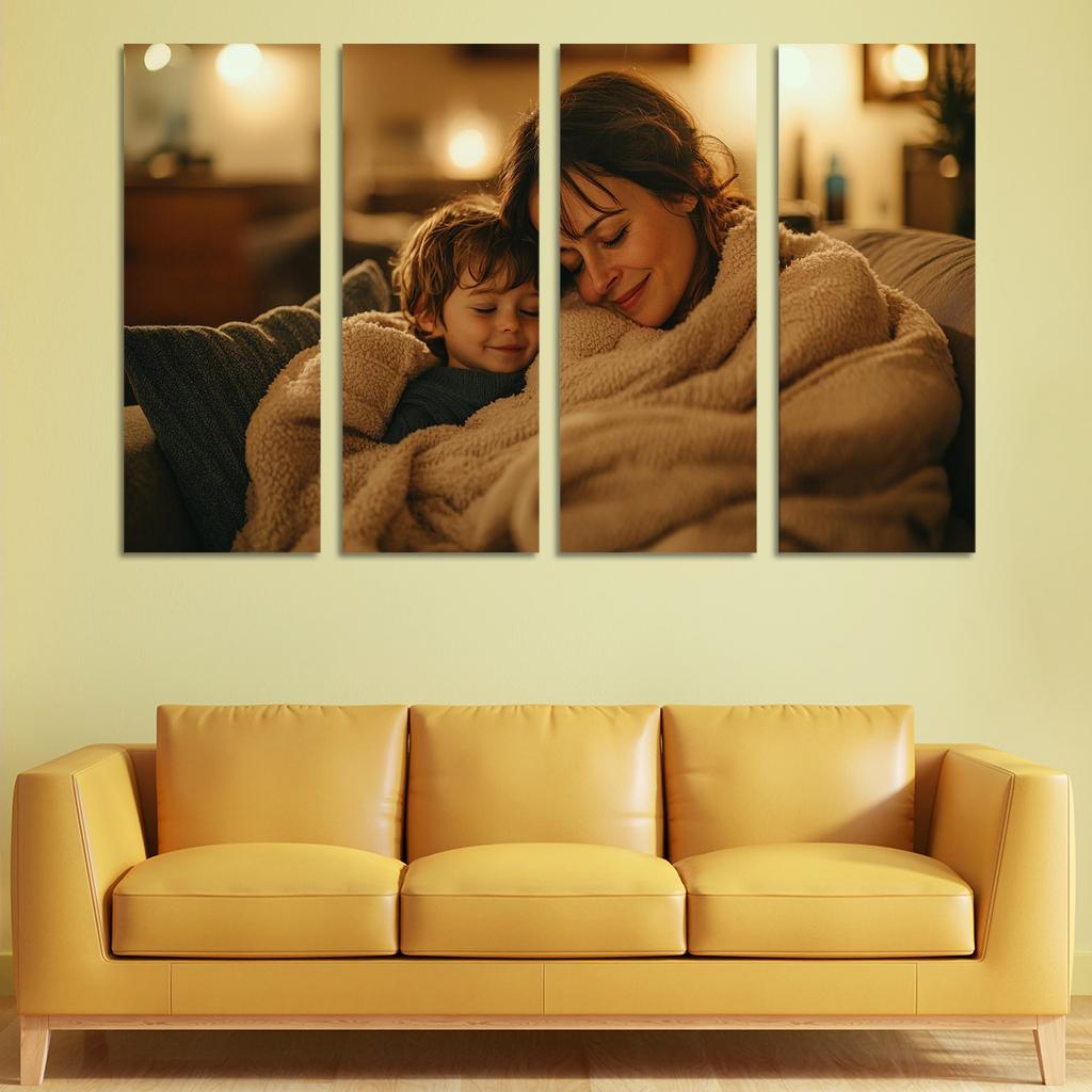The Comforting Blanket Wrapped In A Mother's Love One-piece Frames