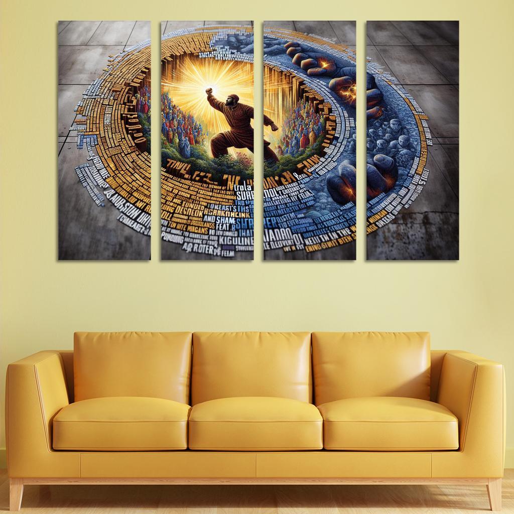 Tales Of Survival The Fight Against Domestic Violence Custom Paintings Frame