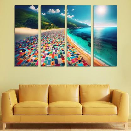 Emerald Isle A Slice Of Paradise Custom Paintings Frame