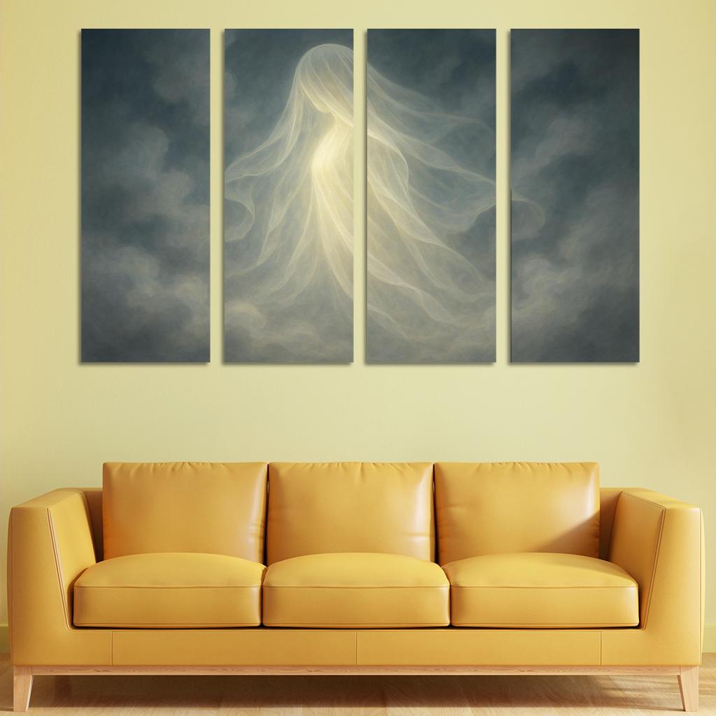 Luminous Veil Of Dreams Oil Paintings Frame