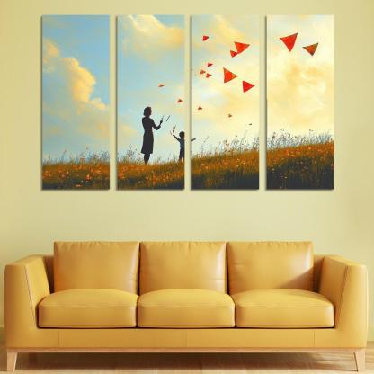 Wings Of Encouragement A Mothers Support Canvas Paintings Frame