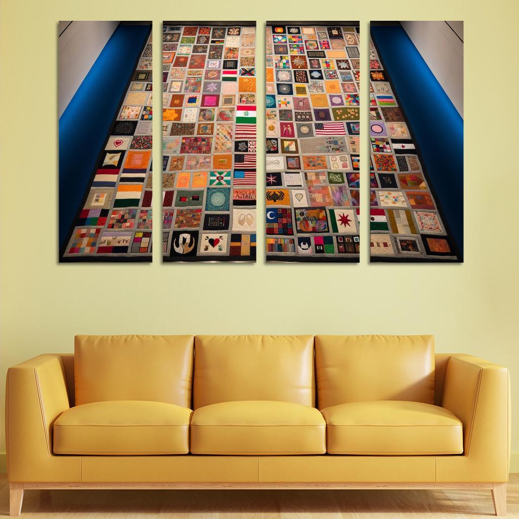 Stitching Together Lives The Impact Of Refugee Crises Custom Paintings Frame