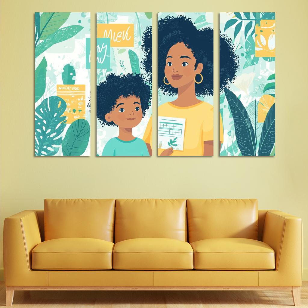 The Shield Of Strength A Mothers Protective Love One-piece Frames