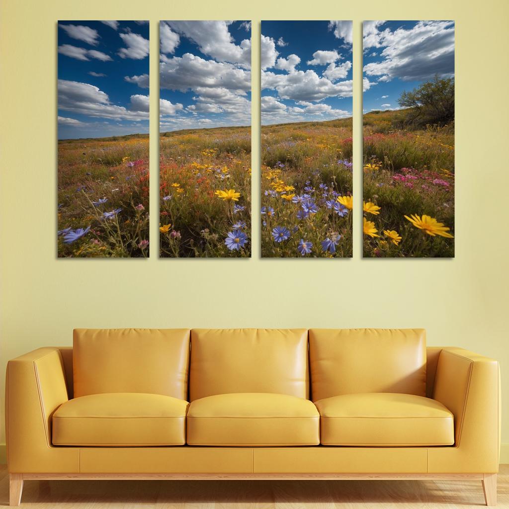 The Azure Bliss Of Clear Skies Oil Paintings Frame