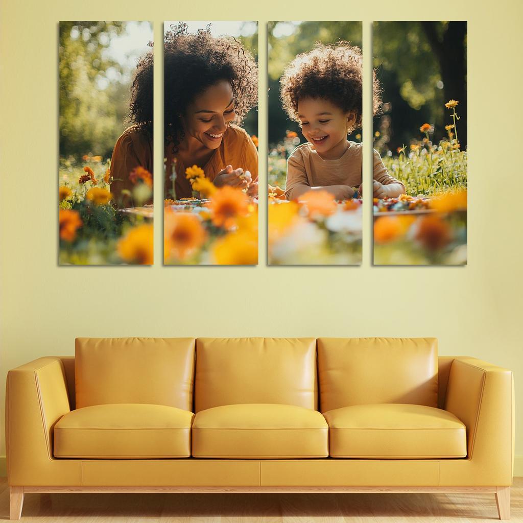 The Gift Of Time A Mothers Presence Custom Paintings Frame