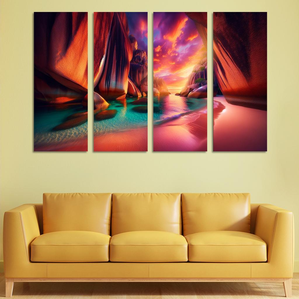 Crystal Cove Romantic Getaway Premium Artwork Frames
