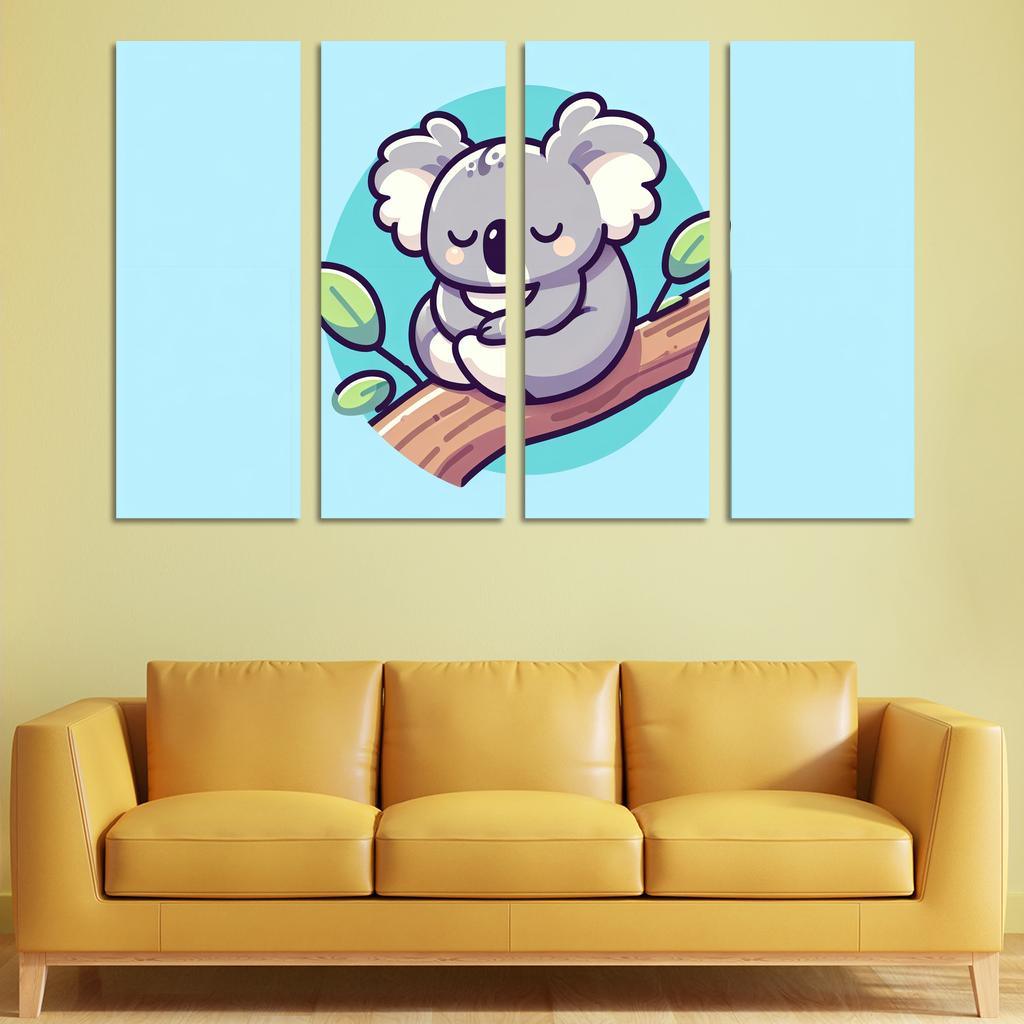 Cuddly Koala Modern Paintings Frame