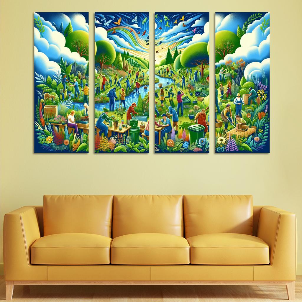 Sustainable Development Creating A Better Future Art Trends