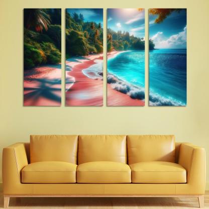 Hidden Oasis Tranquil Waters And Lush Landscapes Premium Artwork Frames