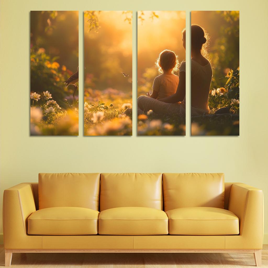 Moments Of Silence The Language Of Love Custom Paintings Frame