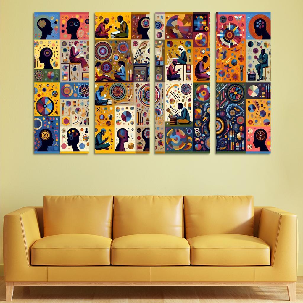 Resilience And Recovery Healing Through Art Multi-panel Paintings