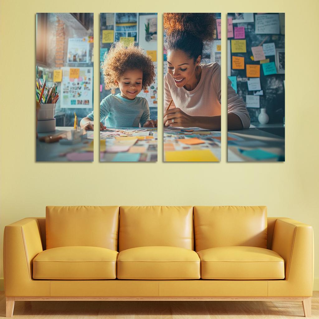 Wings Of Encouragement A Mothers Support Custom Paintings Frame