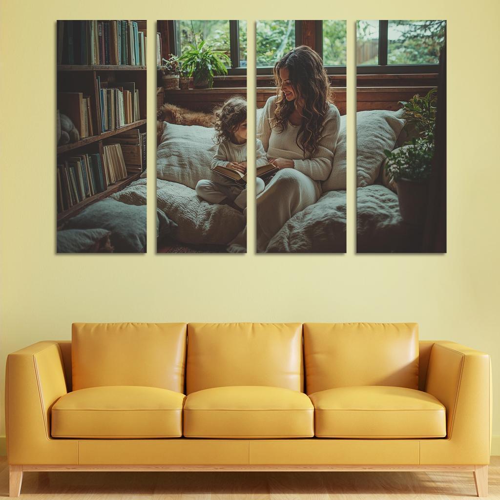 The Gentle Whisper Of Love A Mothers Voice Canvas Paintings Frame