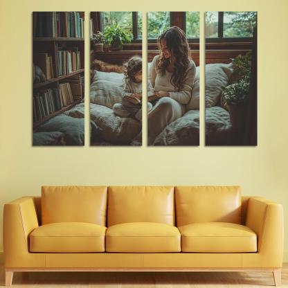 The Gentle Whisper Of Love A Mothers Voice Canvas Paintings Frame