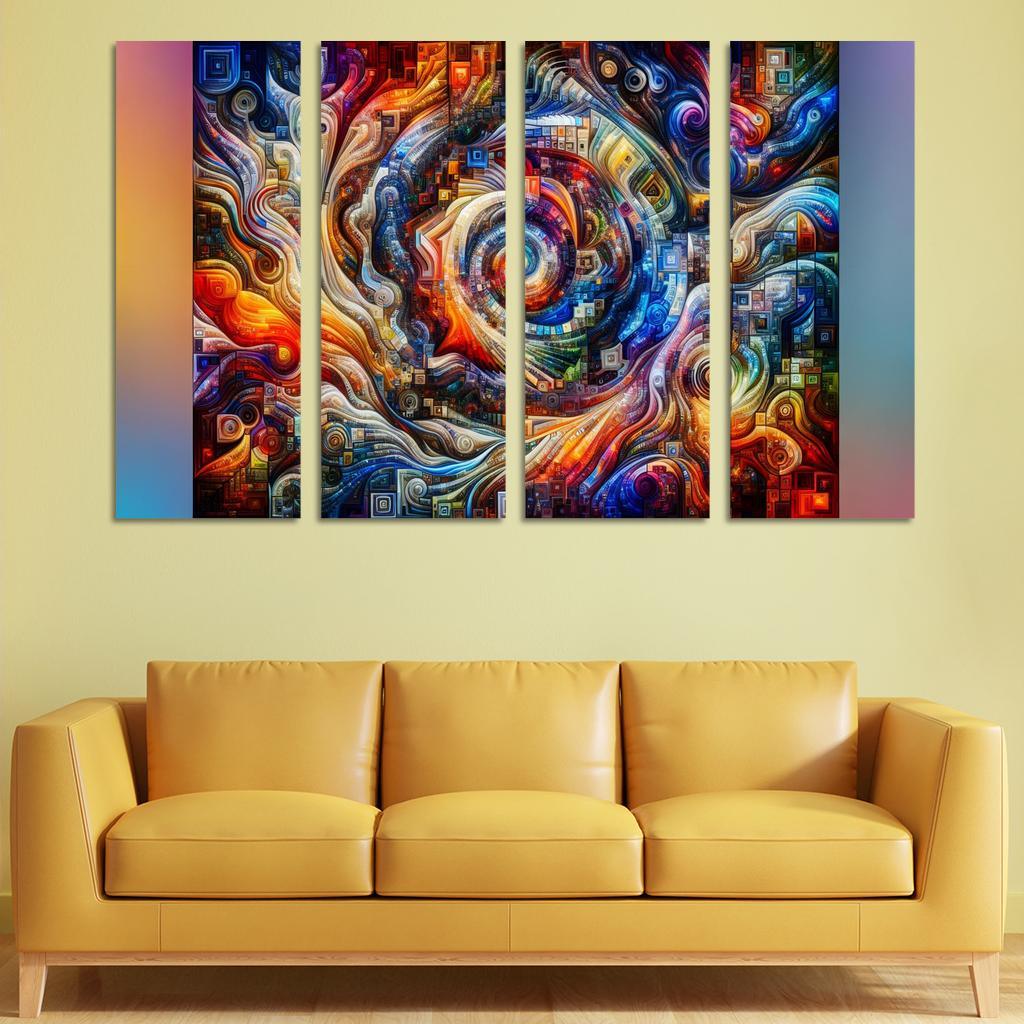 Kaleidoscope Of Memories Premium Artwork Frames