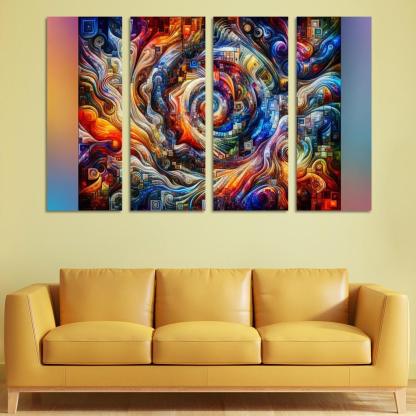 Kaleidoscope Of Memories Premium Artwork Frames