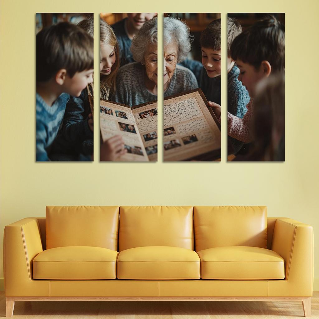 In Her Heart A Mother's Legacy Of Love Modern Paintings Frame