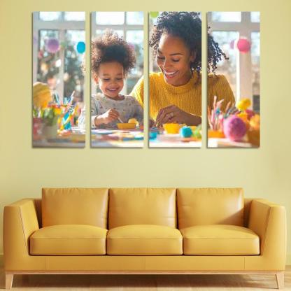 Crafting Love The Art Of Motherhood Custom Paintings Frame