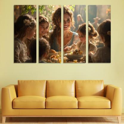 The Heartbeat Of The Family A Mothers Love Custom Paintings Frame