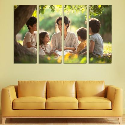 Stories Of Strength A Mothers Journey Canvas Paintings Frame