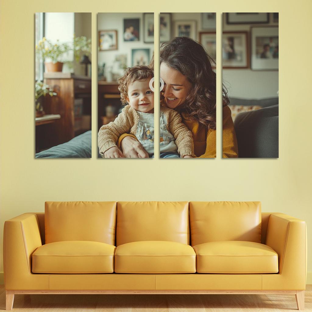 The Nurturers Embrace A Mothers Love Canvas Paintings Frame