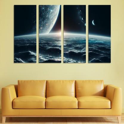 The Chilling Reality Of Ice Worlds Abstract Paintings Frame