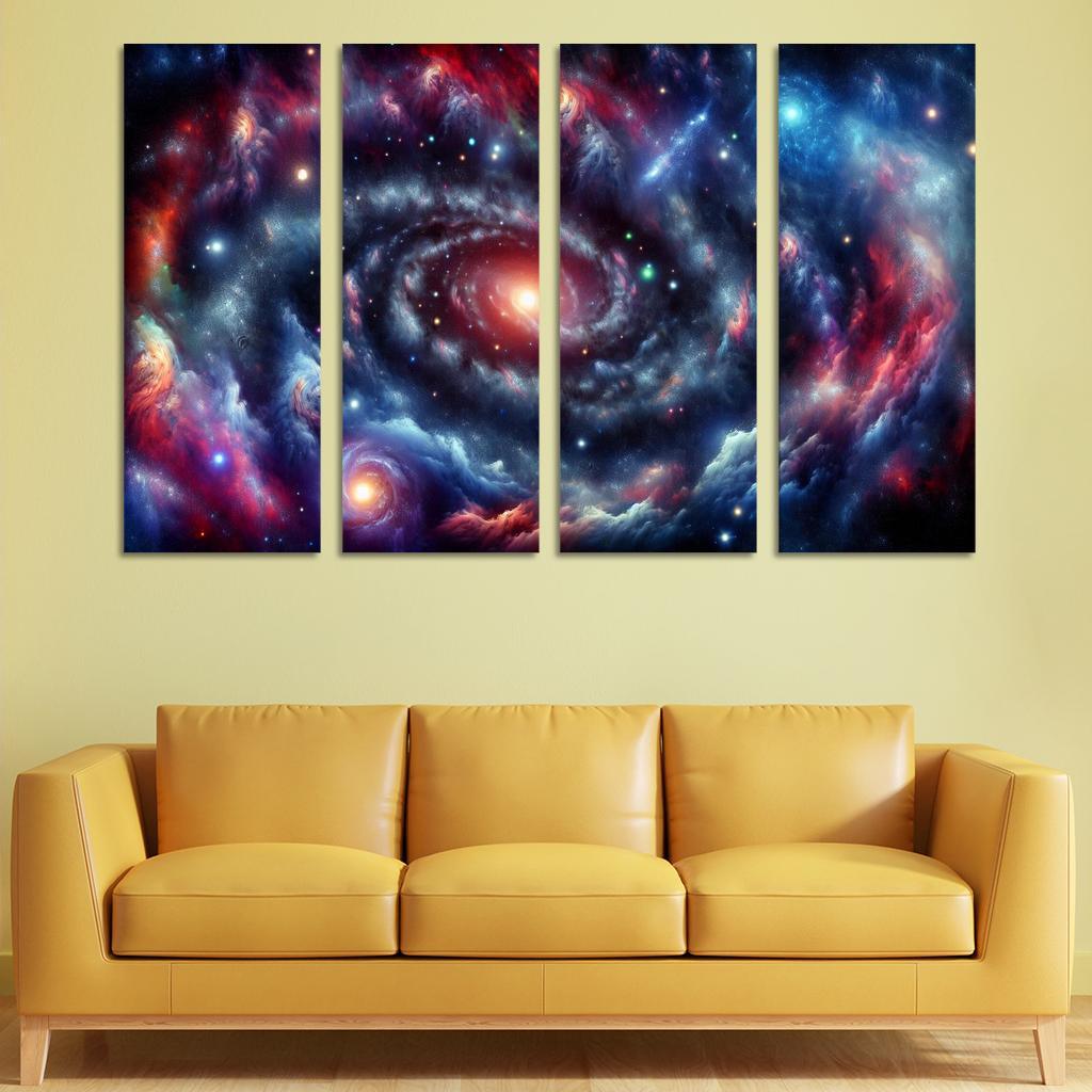 The Enigma Of Dark Energy Abstract Paintings Frame