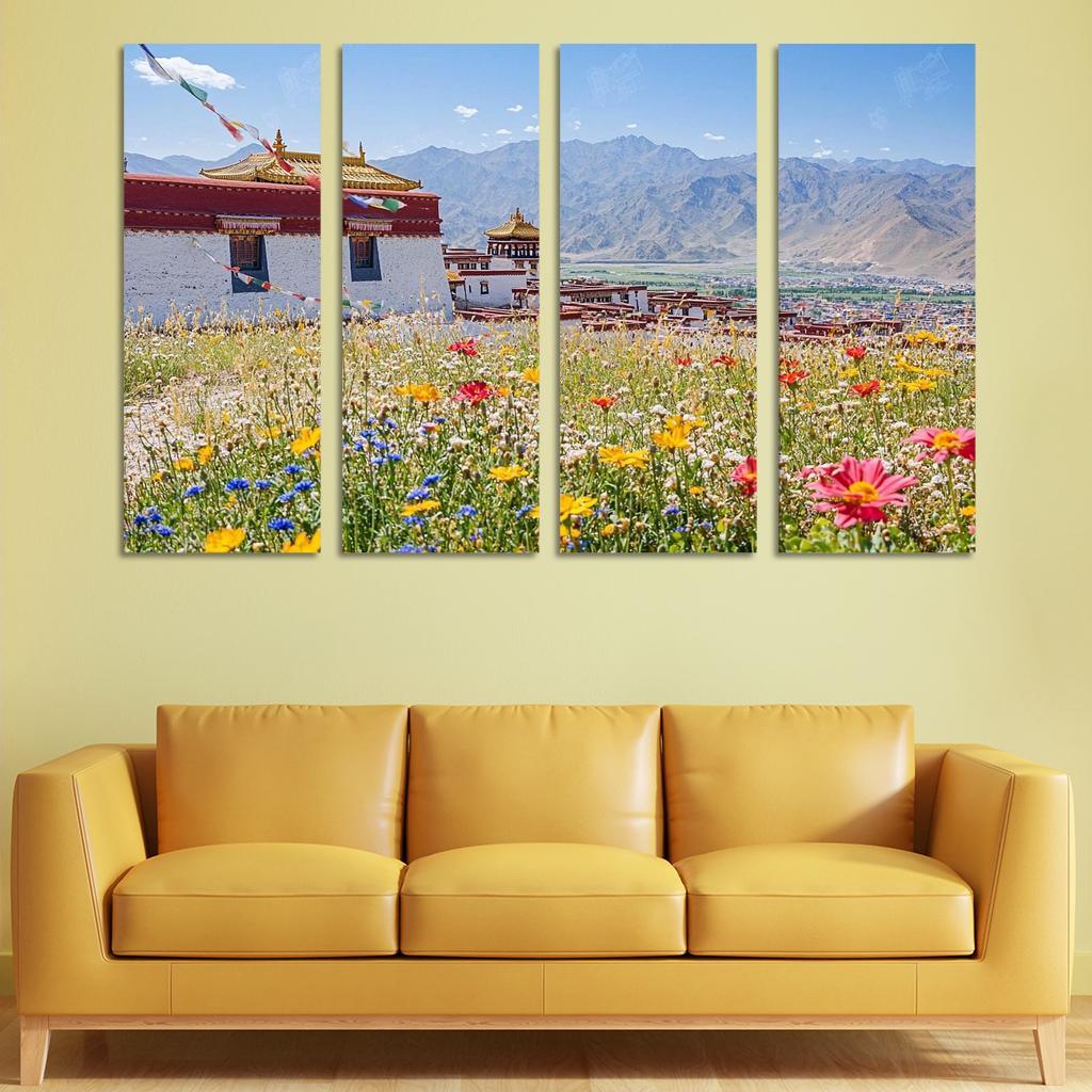 Palace Of Potala Abstract Paintings Frame