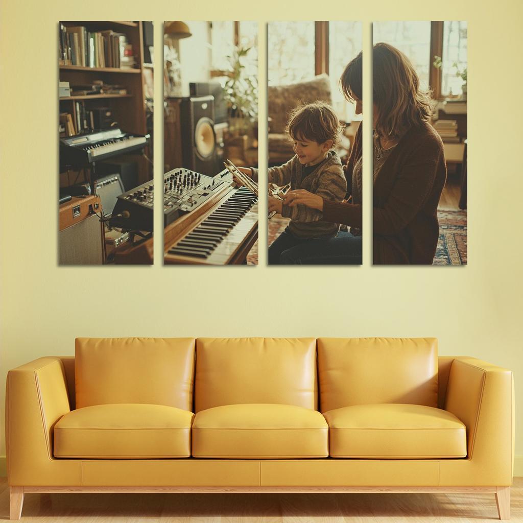 Songs Of The Heart A Mothers Melodic Influence Canvas Paintings Frame