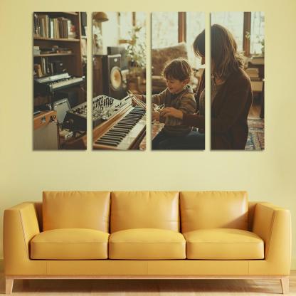 Songs Of The Heart A Mothers Melodic Influence Canvas Paintings Frame