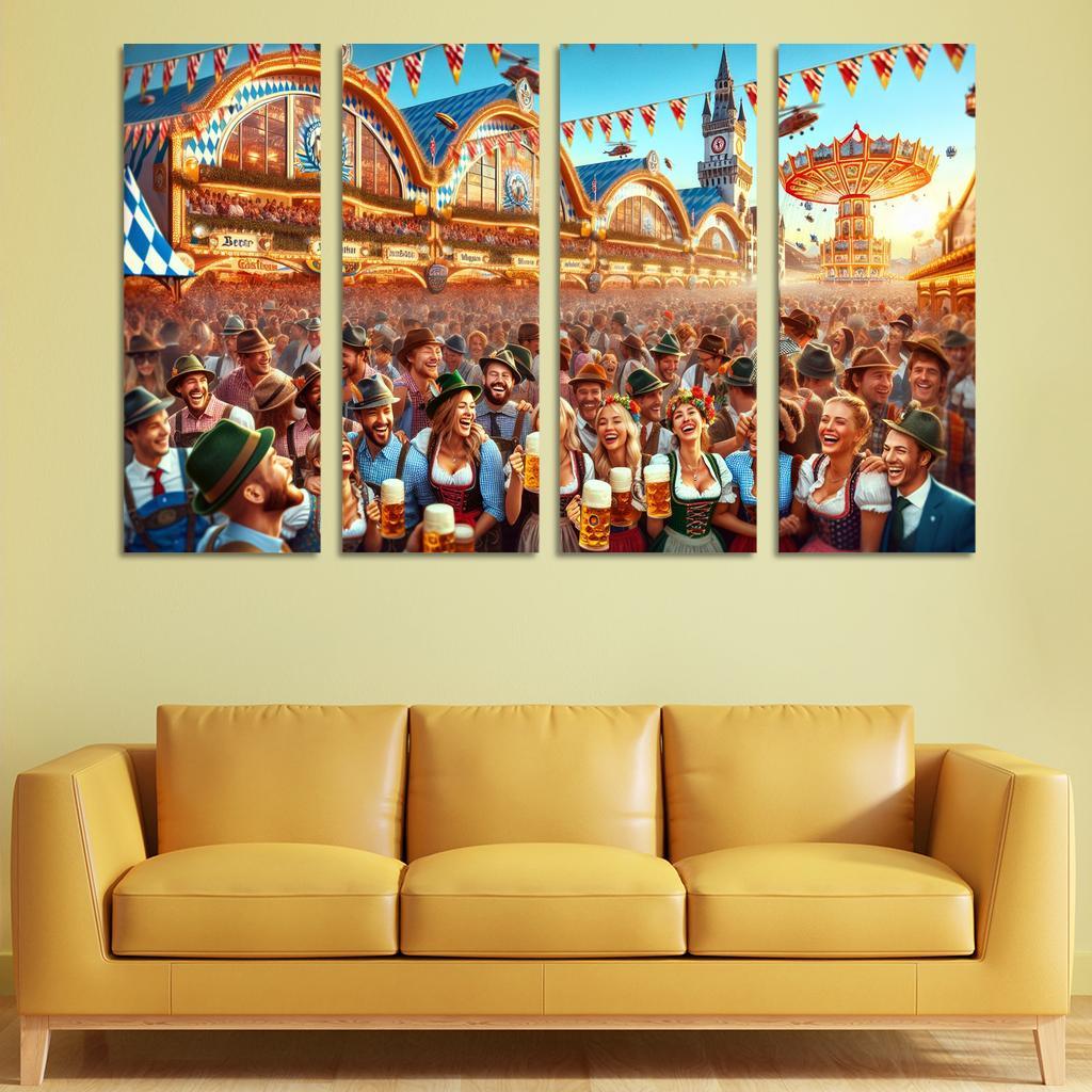 Oktoberfest - Germany Modern Paintings Frame