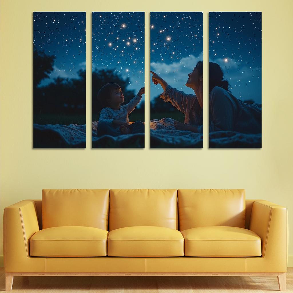 Stars In Our Eyes Dreams Of Tomorrow Custom Paintings Frame