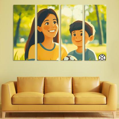 Heartstrings Of Hope A Mothers Encouragement Canvas Paintings Frame