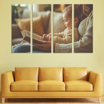 The Nurturing Touch A Mothers Loving Hands Canvas Paintings Frame