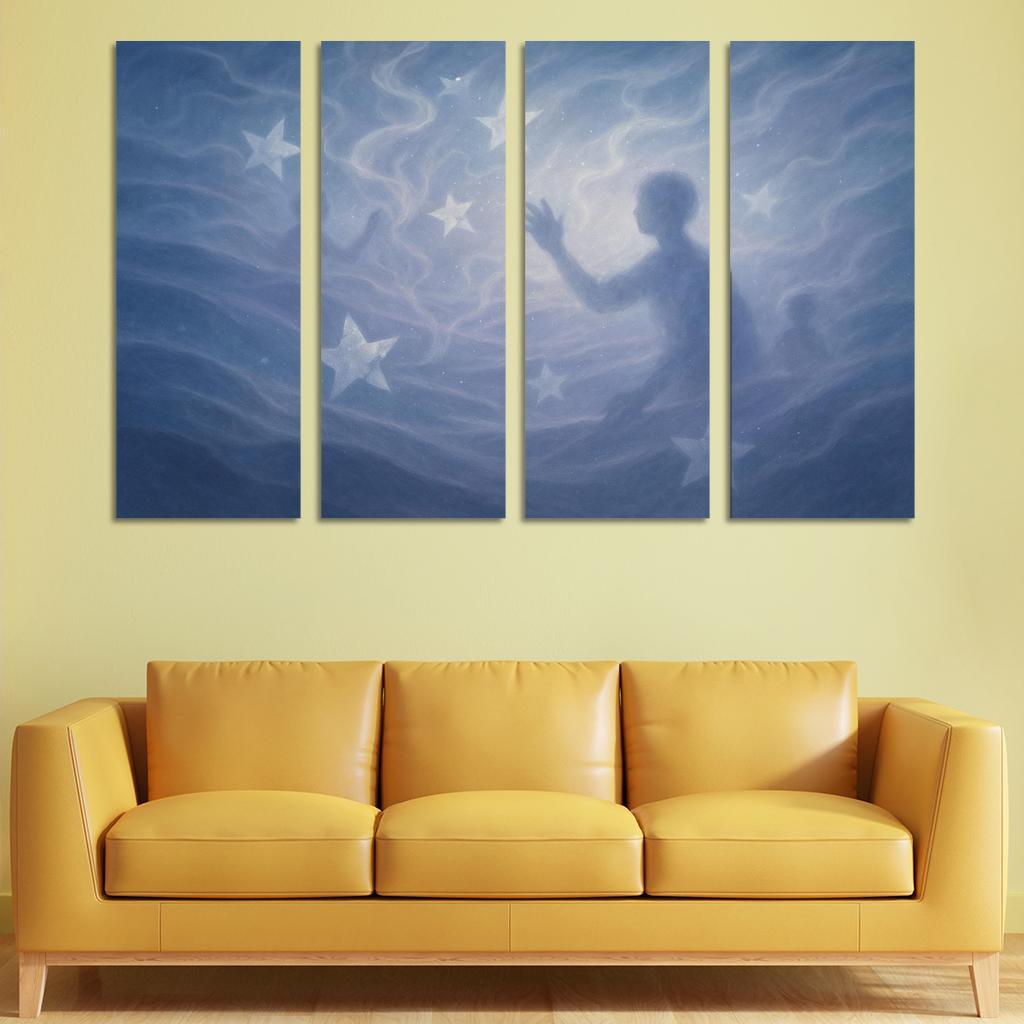 Resonant Echoes Of Forgotten Dreams Multi-panel Paintings