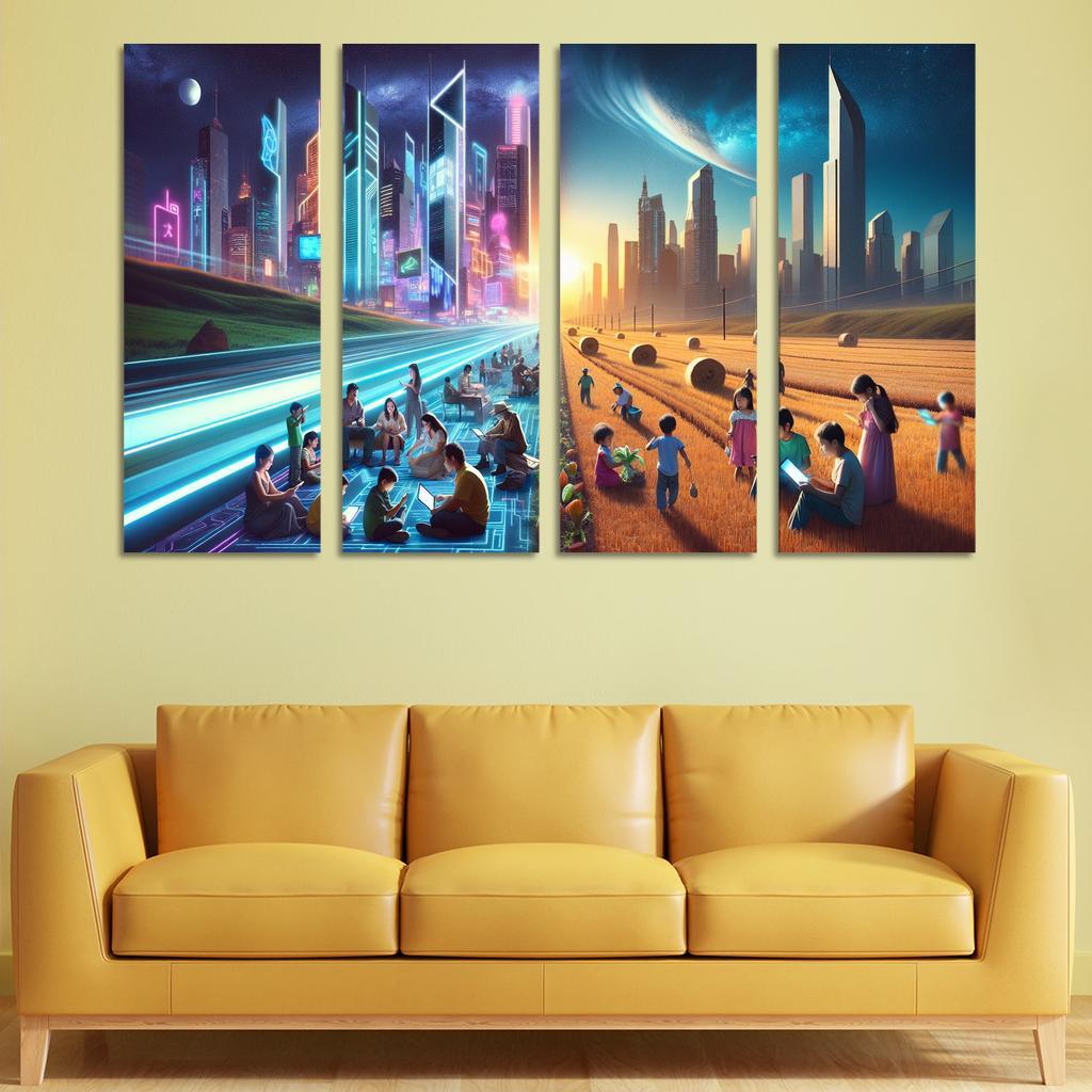 Digital Divide Bridging Access To Technology Art Trends