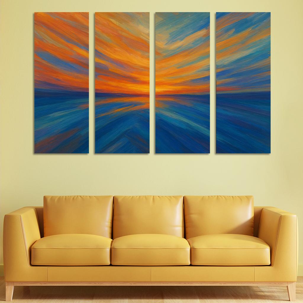 Ode To The Ever-changing Horizon Premium Artwork Frames