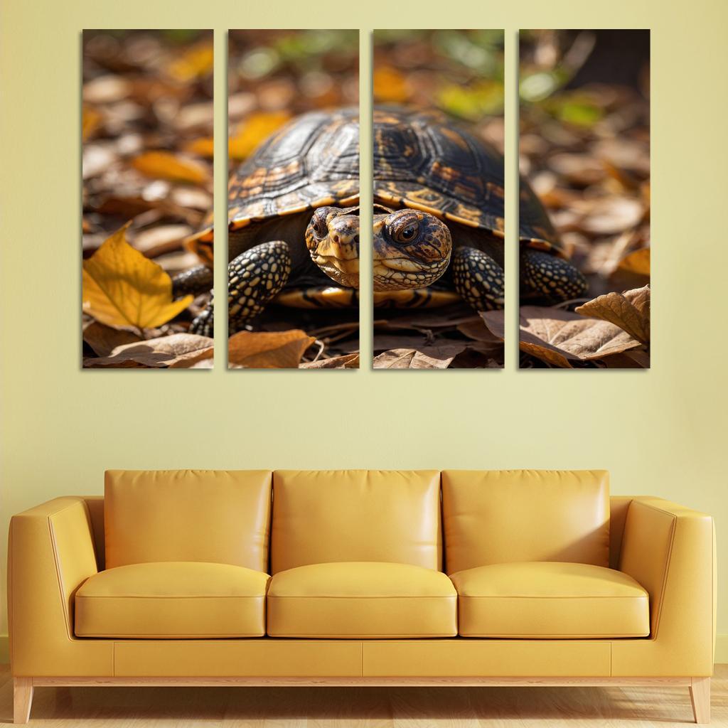 The Elegant Swallowtail Butterfly In A Wildflower Meadow Framed Paintings